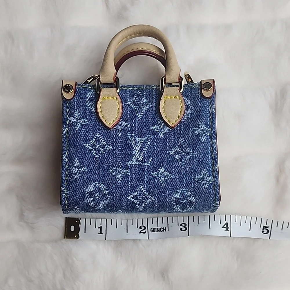 Upcycled Denim Crossbody Bag - Picture 4 of 5
